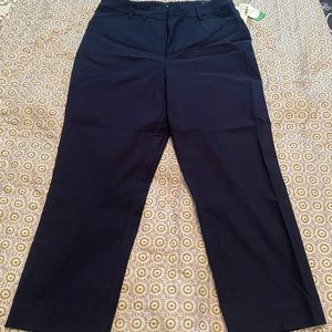 Reitmans Size 14 ‘The Iconic’ Cropped Dark Navy Pants